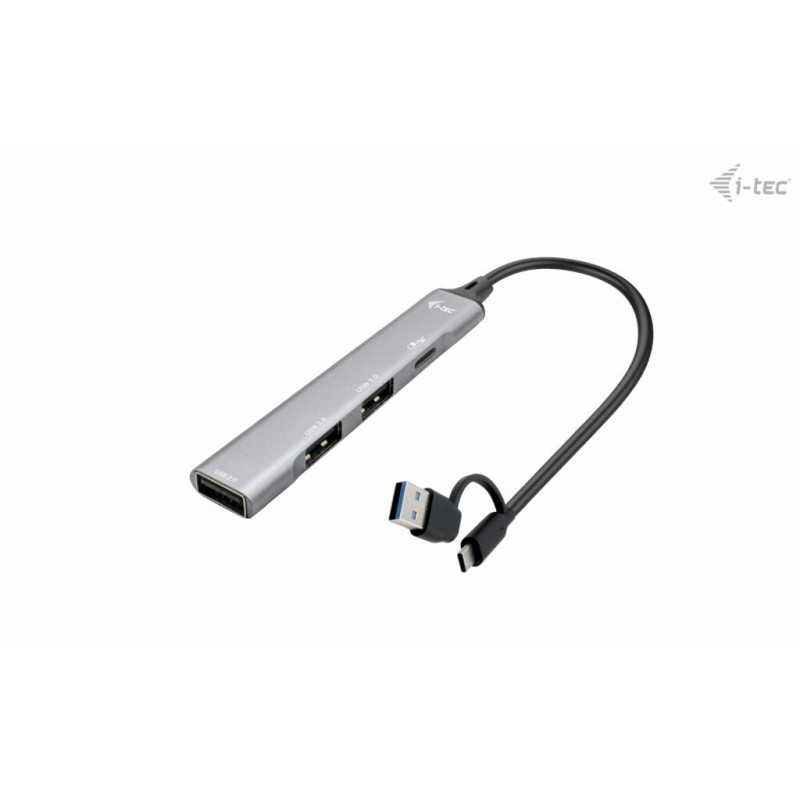 i-tec USB-C USB-A Metal HUB 1x USB 3.0 + 3x USB 2.0 CAHUBMETALMINI4