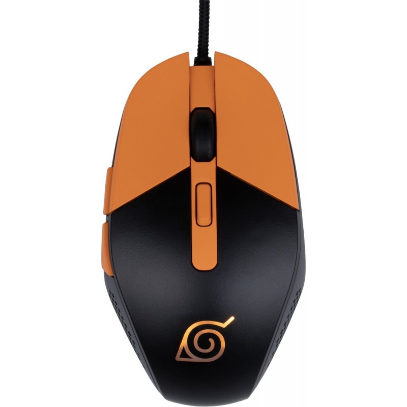 Konix Naruto KX GAMING MOUSE Negro, Naranja 80381121030