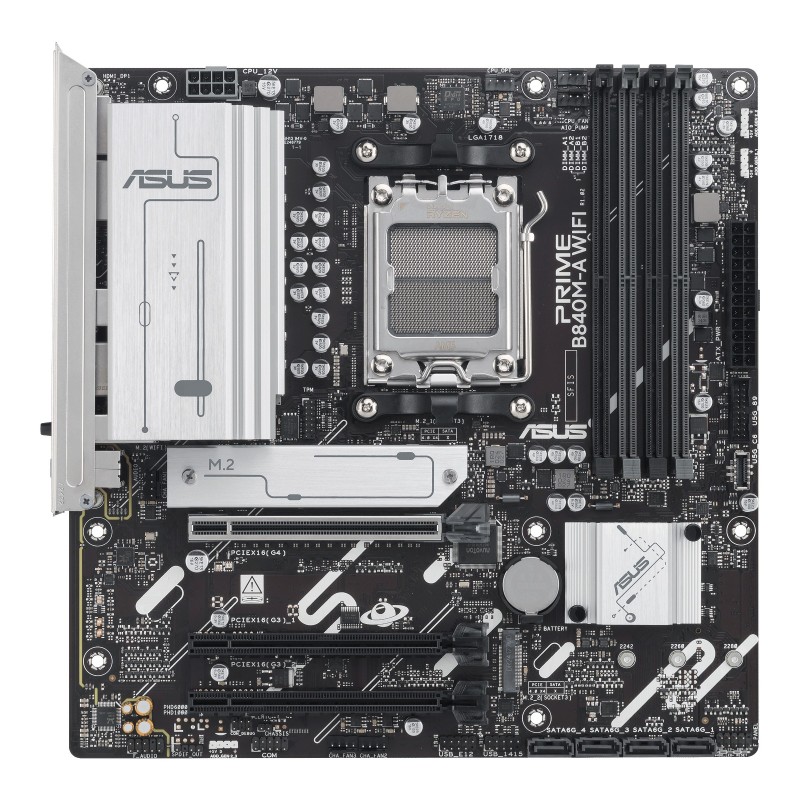 ASUS PRIME B840M-A WIFI - Socket AM5 - micro ATX - AMD B840 90MB1J20-M0EAY0