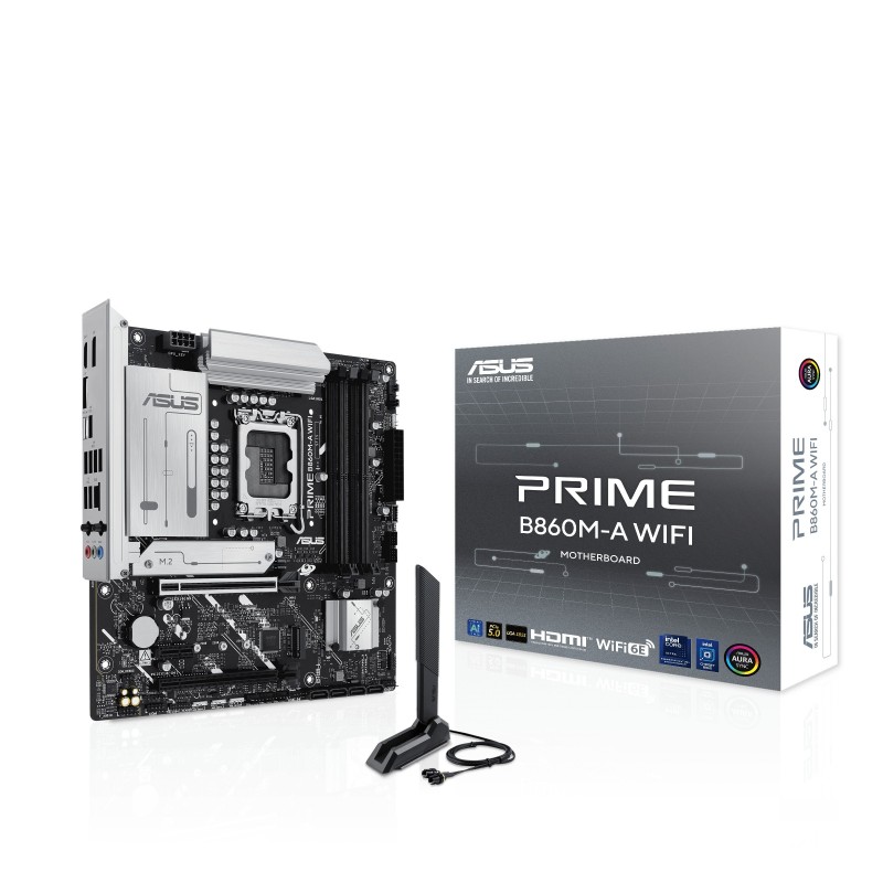 ASUS PRIME B860M-A WIFI - LGA 1851 (Socket V1) - micro ATX - Intel B860 90MB1JY0-M0EAY0