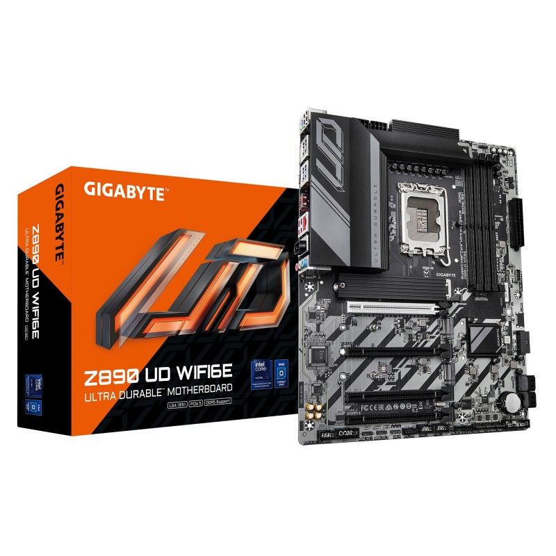GIGABYTE Placa base Z890 UD WIFI6E - LGA 1851 (Socket V1) - ATX - Intel Z890 9MZ89UW6-00-G10