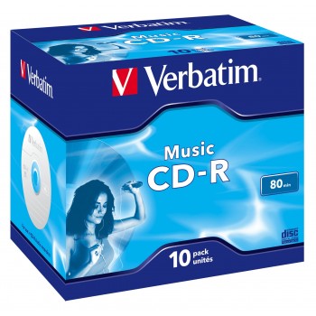 Verbatim Music CD-R 700 MB 16x 10 pieza(s) 43365