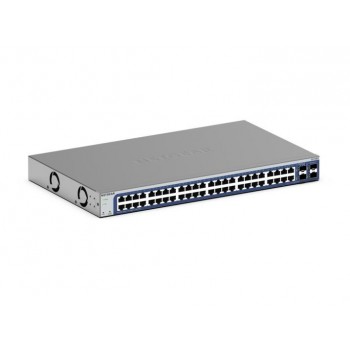NETGEAR GS748Tv6 Gestionado L2 L3 L4 Gigabit Ethernet (10 100 1000) Negro, Gris GS748T-600EUS