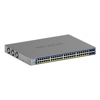 NETGEAR GS752TXP Gestionado L2 L3 L4 10G Ethernet (100 1000 10000) Energía sobre Ethernet (PoE) Negr GS752TXP-300EUS
