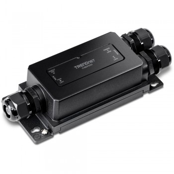Trendnet TI-BEP200 ampliador de red Transmisor y receptor de red Negro 10, 100, 1000 Mbit s