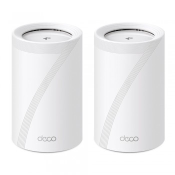 TP-Link Deco BE65 Tribanda (2.4 GHz   5 GHz   6 GHz) Wi-Fi 7 (802.11be) Blanco 4 Interno DECO BE65(2-PACK)