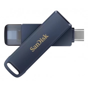 SanDisk iXpand unidad flash USB 128 GB USB Type-C   Lightning 3.2 Gen 1 (3.1 Gen 1) Azul SDIXD0N-128G-GN6NE