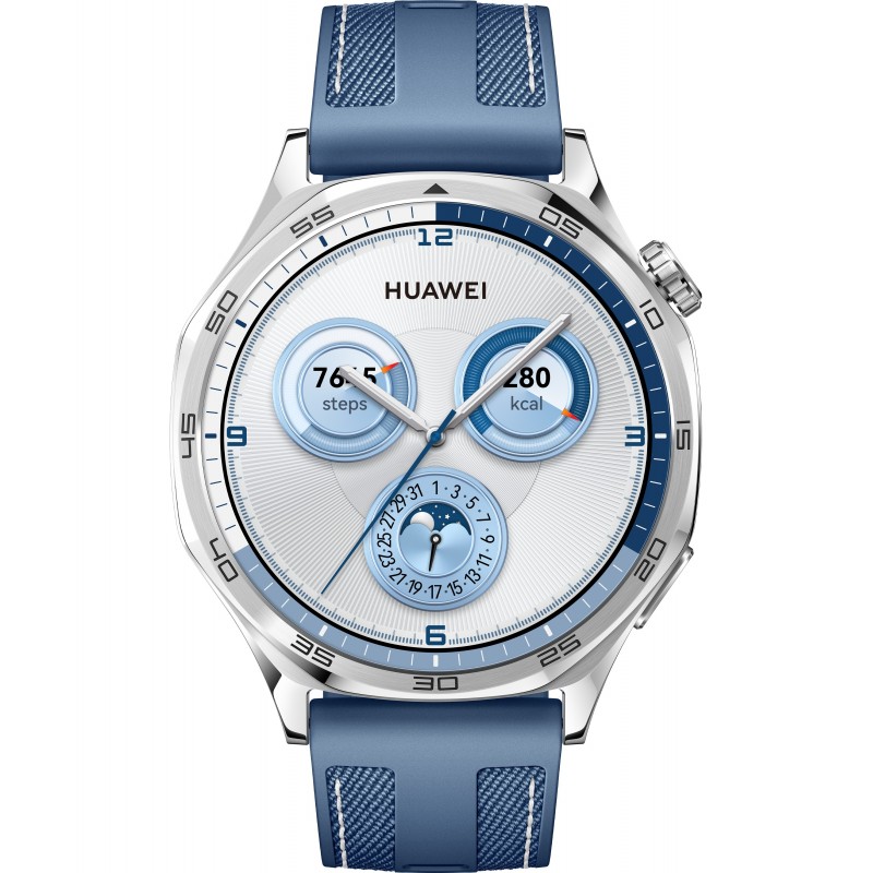 Huawei WATCH GT5 46mm 46MM Acero inoxidable Acero inoxidable con correa color Azul 55020DKH