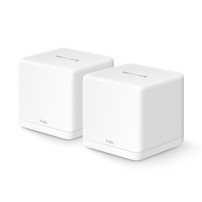 Mercusys HALO H60X Doble banda (2,4 GHz   5 GHz) Wi-Fi 6 (802.11ax) Blanco 2 Interno HALO H60X(2-PACK)