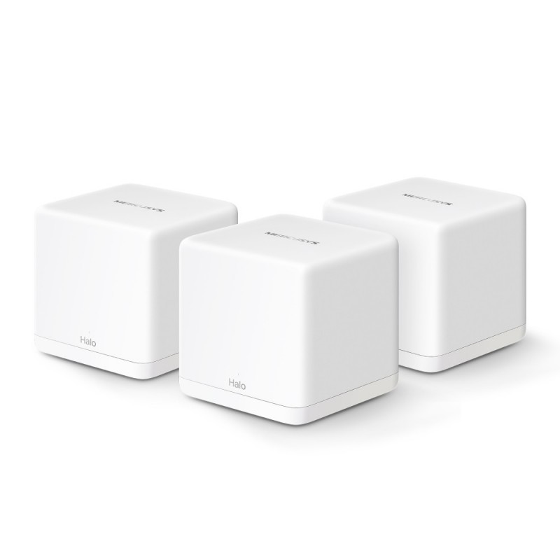 Mercusys HALO H60X Doble banda (2,4 GHz   5 GHz) Wi-Fi 6 (802.11ax) Blanco 2 Interno HALO H60X(3-PACK)