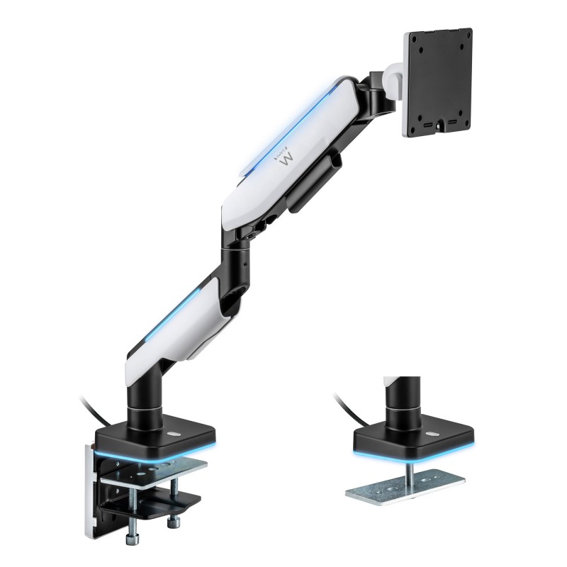 Brazo de soporte robusto para monitor individual de escritorio para monitor plano curvo ultraancho d EW1509