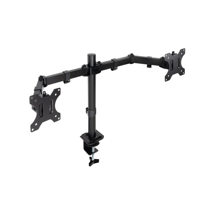 Soporte de Mesa para 2 Pantallas 17"-27", Negro DB1802TN-B