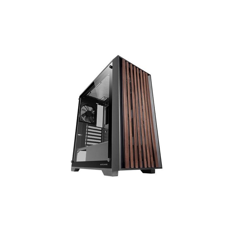 Mars Gaming MC-WOOD Midi Tower Negro MCWOOD