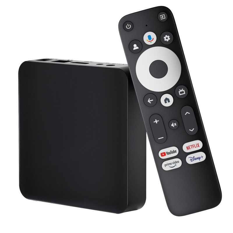 Leotec LETVBOXGC06 - Smart TV Negro 4K Ultra HD 32 GB Wifi Ethernet
