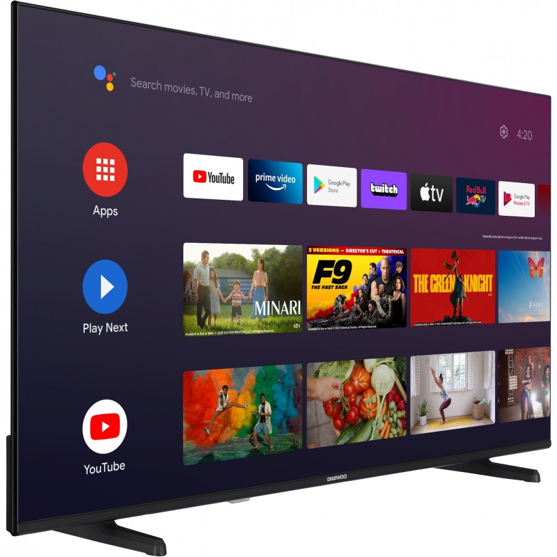 Daewoo 43DM62QA - 43" - 4K Ultra HD - Negro