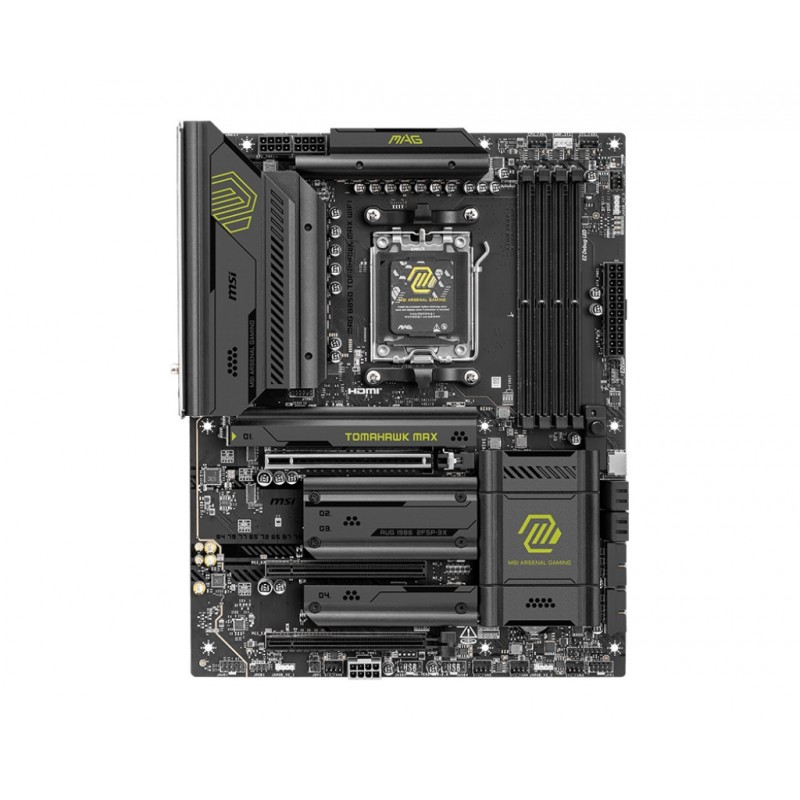 MSI MAG B850 TOMAHAWK MAX WIFI - Socket AM5 - ATX - AMD B850 601-7E62-02S