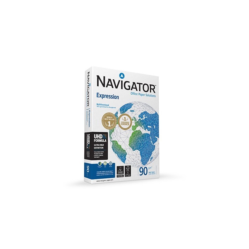 Navigator Expression papel para impresora de inyección de tinta A4 (210x297 mm) 500 hojas Blanco NAV-90-A4