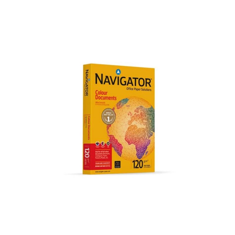 Navigator Brand Datasheet papel para impresora de inyección de tinta A4 (210x297 mm) 250 hojas Blanc NAV-120-A4