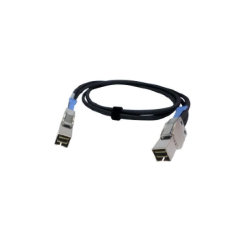 Cable de transferencia de datos QNAP CAB-SAS10M-8644 - 1 m Mini-SAS - Extremo Secundario  1 x SFF-86