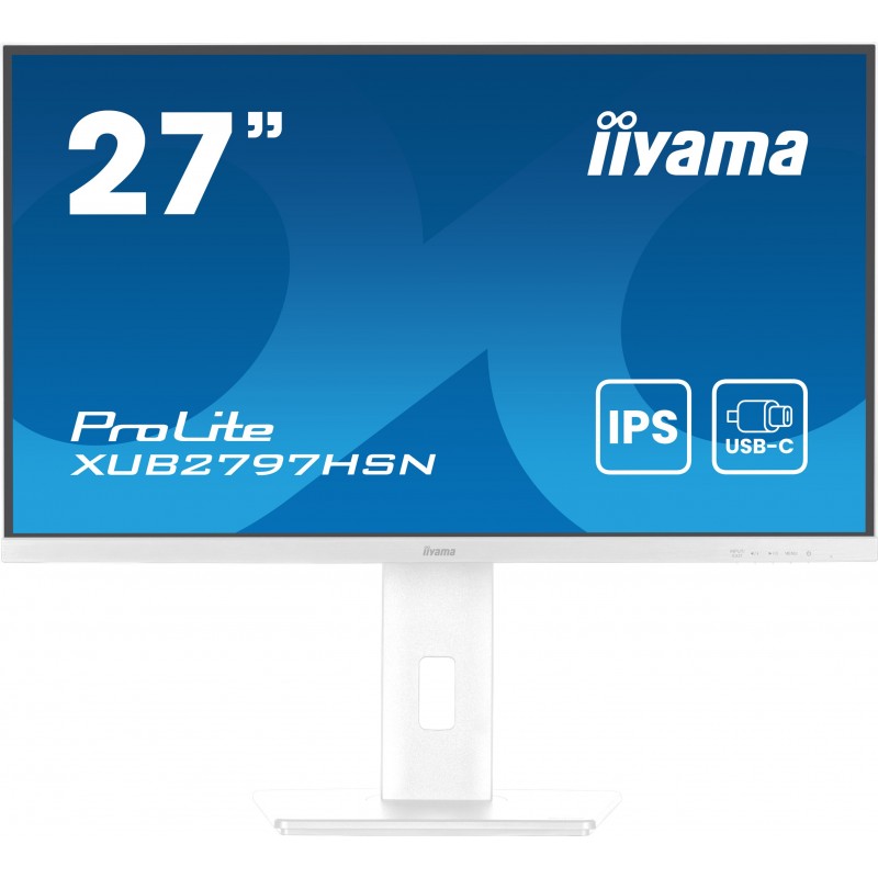 iiyama ProLite XUB2797HSN-W2 - 27" Full HD - LED - Blanco - 100Hz