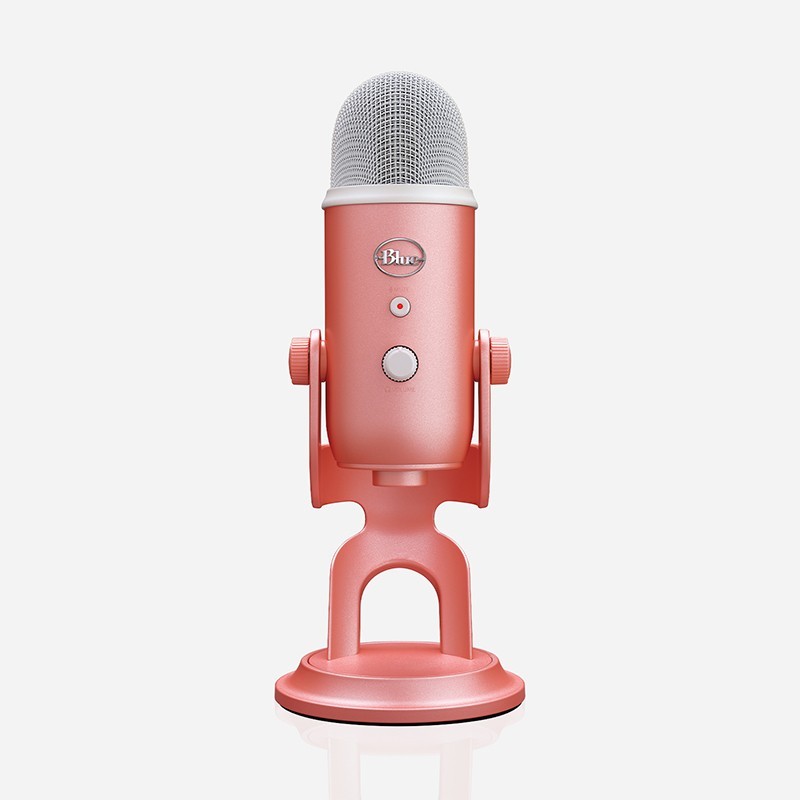 Blue Microphones Yeti Aurora Collection Rosa Micrófono de superficie para mesa 988-000534
