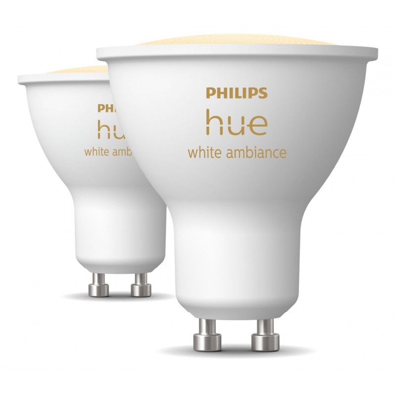 Philips Hue White ambiance GU10 - foco inteligente - (paquete de 2) 8720169230033