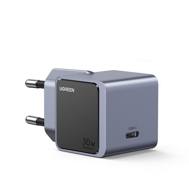 Ugreen Nexode S 30W USB-C GaN Fast Charger EU gray Teléfono móvil, Batería portátil, Teléfono Gris C UG35041