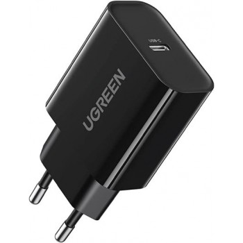 Ugreen 10191 cargador de dispositivo móvil Universal Negro Corriente alterna Carga rápida Interior UG10191