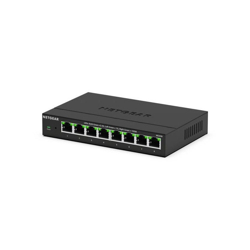 NETGEAR MS308E No administrado 2.5G Ethernet (100 1000 2500) Negro MS308E-100EUS