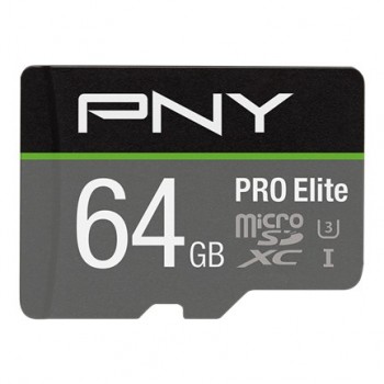 PNY PRO Elite 64 GB MicroSDXC UHS-I Clase 10 P-SDU64GV31100PRO-GE