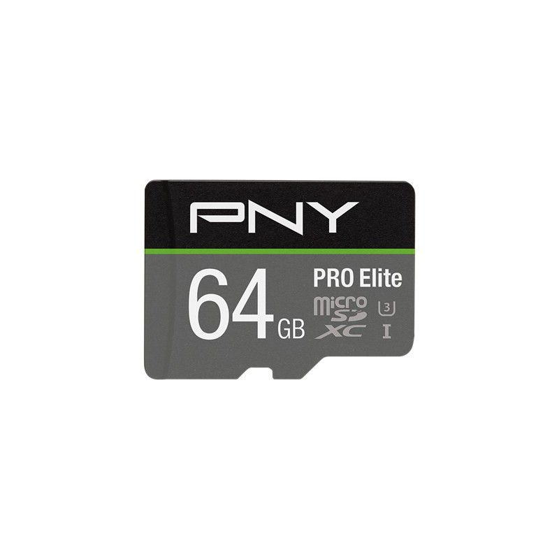 PNY PRO Elite 64 GB MicroSDXC UHS-I Clase 10 P-SDU64GV31100PRO-GE