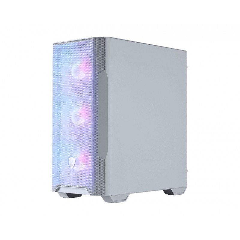 MSI MAG FORGE M100R Midi Tower Transparente, Blanco 306-7G20W21-HH9