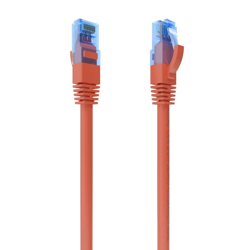 AISENS Cable De Red Latiguillo RJ45 Cat.6 UTP AWG26 CCA, rojo, 1.0 m A135-0789