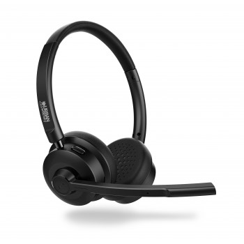 Urban Factory MOVEE  OVER-THE-EAR BLUETOOTH 5.0 CONFERENCE HEADSET  Negro HBV50UF-V2