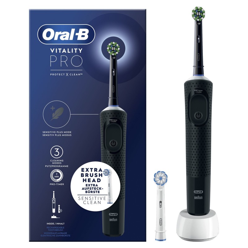 Oral-B Vitality Pro Adulto Cepillo dental oscilante Negro CEP DENTAL VPRO BK