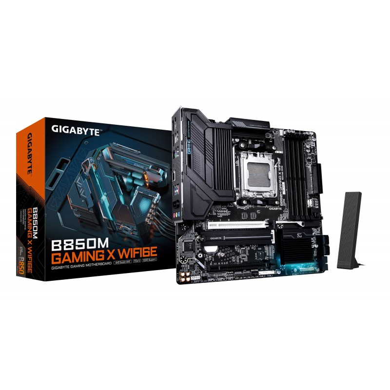 GIGABYTE B850M GAMING X WIFI6E - Socket AM5 - micro ATX - AMD B850 9MB85MG6-00-G10