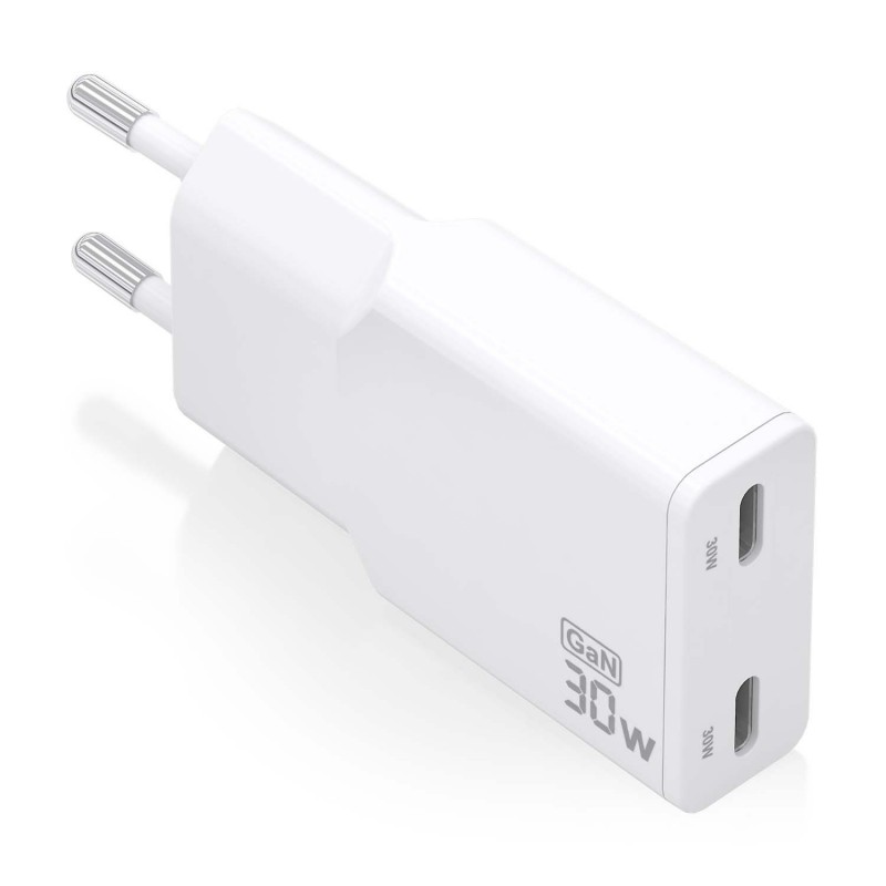 AISENS ASCH-30W2P048-W cargador de dispositivo móvil Cámara digital, MP3, MP4, Teléfono móvil, Naveg