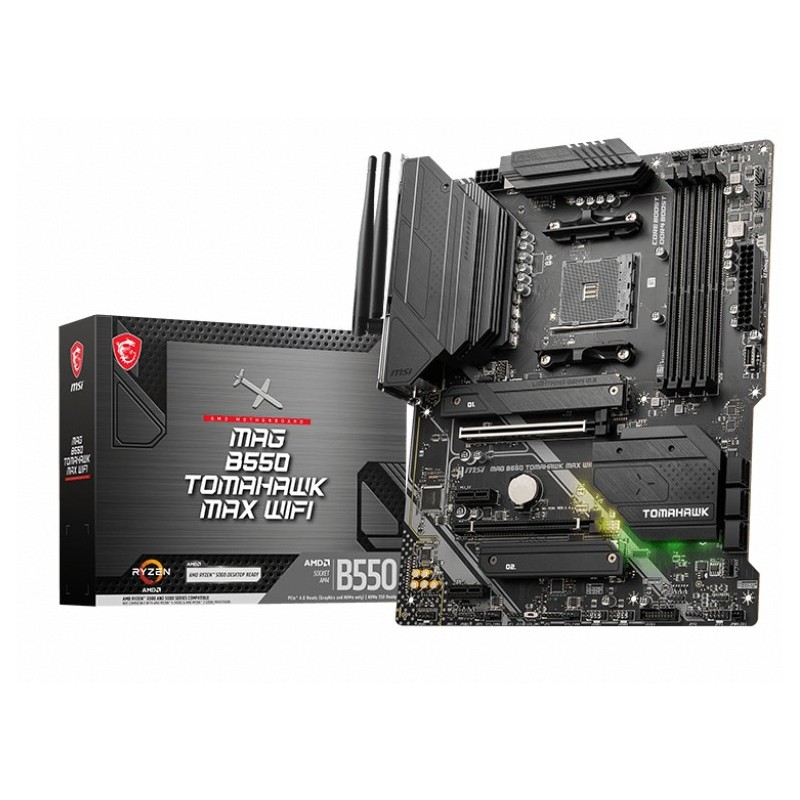 (Desprecintado) MSI MAG B550 TOMAHAWK MAX WIFI - Socket AM4 - ATX - AMD B550 911-7C91-037