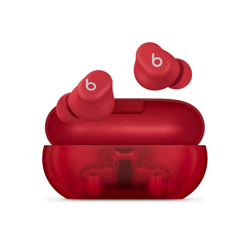 Apple Beats Solo Buds - Auriculares de tapón True Wireless - Rojo, Transparente MUW03ZM A