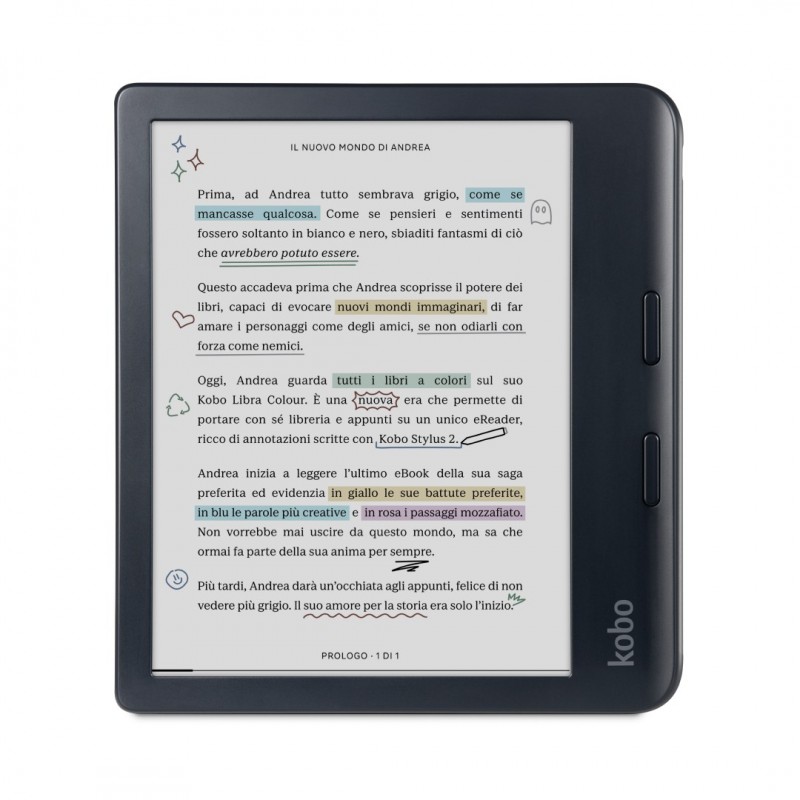 Rakuten Kobo Libra Colour lectore de e-book Pantalla táctil 32 GB Wifi Negro N428-KU-BK-K-CK