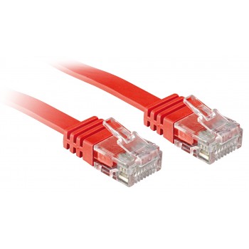 Lindy 0.3m Cat.6 cable de red Rojo 0,3 m Cat6 47510