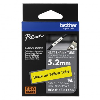 Brother HSE-611E cinta para impresora de etiquetas HSE611E