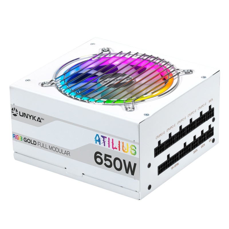 UNYKAch ATX Atilus RGB White 650W 80 PLUS Gold 650W UK521204