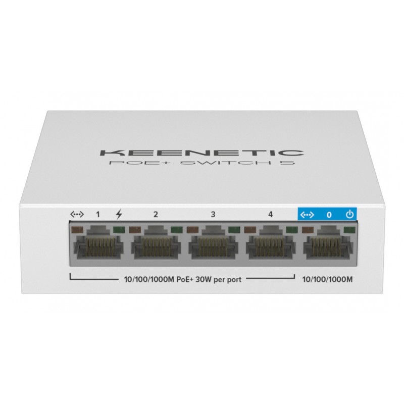 POE+ SWITCH 5 CPNTSWITCH DE 1 PUERTO 1GBPS + 4 KN-4610-01-EU
