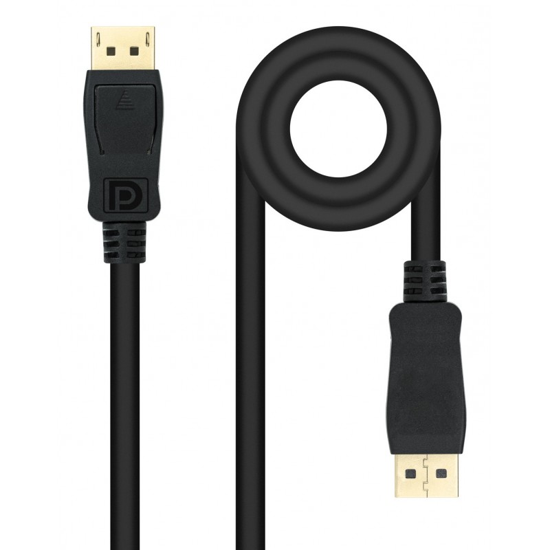Nanocable Cable DisplayPort 1.4, DP M - DP M, Negro, 1.5 m 10.15.2601-L150