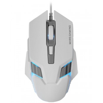 Ratón Gaming Mars Gaming MM024 - Hasta 4000 DPI - Blanco MM024 WH
