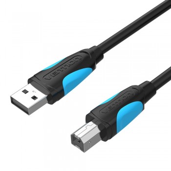 Vention Cable USB 2.0 Impresora VAS-A16-B100 - USB Tipo-B Macho - USB Macho - 3m - Negro VAS-A16-B300