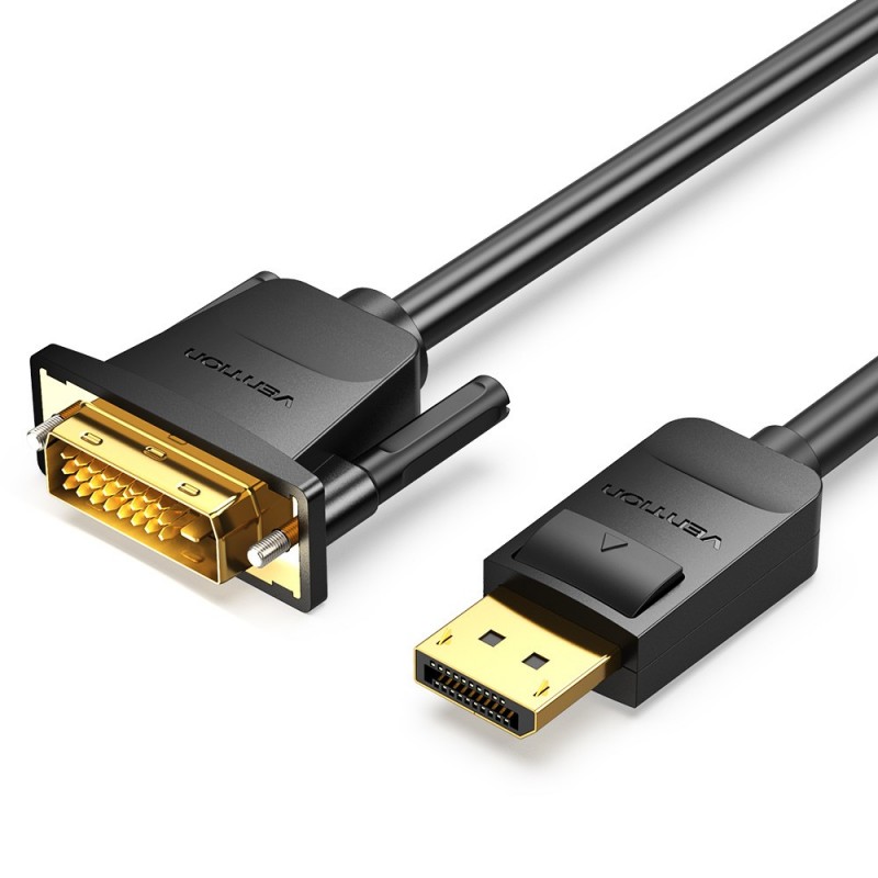 Vention Cable Conversor HAFBH  Displayport Macho - DVI Macho  2m  Negro
