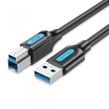 Vention Cable USB 3.0 Impresora COOBF  USB Tipo-B Macho - USB Macho  1m  Negro