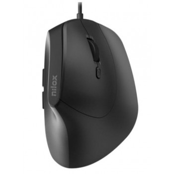 Nilox MOUSB3013 ratón Oficina USB tipo A Óptico 3600 DPI